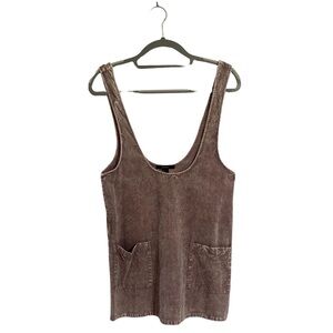 💫 Forever 21 Corduroy Overall Mini Dress 💫 Size Small